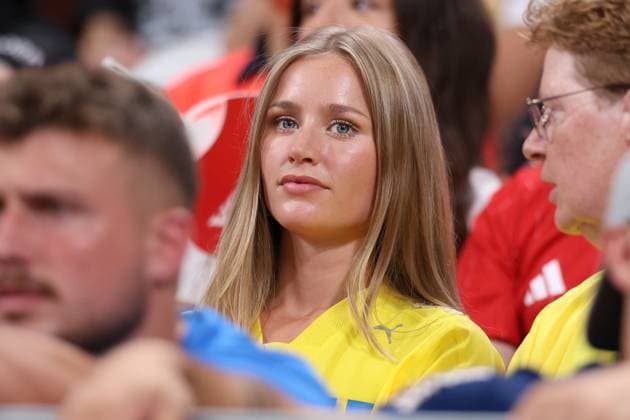 Model Desire Inglander, girlfriend of pole vault world champion Armand Duplantis - Archive photos