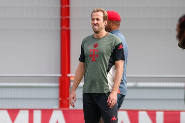 Harry Kane FC Bayern Muenchen, 09 , GER, Final training, FC Bayern Muenchen, Football, UEFA Champions League, League phase, 1 matchday, 2025 2026 season, 16 09 2025, GER, Final training, FC Bayern Muenchen, Football, UEFA Champions League, League phase, 1 matchday, 2025 2026 season, 16 09 2025 Muenchen Copyright: xEibner-Pressefoto JennixMaulx EP_JML