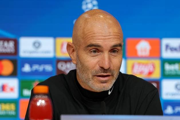 Enzo Maresca Chelsea FC, Head Coach at Press Conference, GER, International Press Conference, Chelsea FC, Football, UEFA Champions League, League Phase, Matchday 1, 2025 2026 Season, 16 09 2025, GER, International Press Conference, Chelsea FC, Football, UEFA Champions League, League Phase, Matchday 1, 2025 2026 Season, 16 09 2025 Munich Copyright: xEibner-Pressefoto JennixMaulx EP_JML