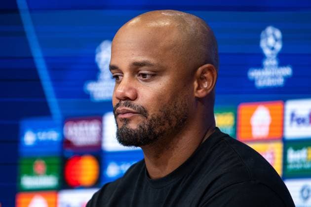 Vincent Kompany FC Bayern Muenchen, Coach at the press conference, GER, FC Bayern Muenchen vs Chelsea FC, Football, UEFA Champions League, League phase, Matchday 1, 2025 2026 season, 17 09 2025 GER, FC Bayern Muenchen vs Chelsea FC, Football, UEFA Champions League, League phase, Matchday 1, 2025 2026 season, 17 09 2025 Muenchen Copyright: xEibner-Pressefoto Memmlerx EP_MMR