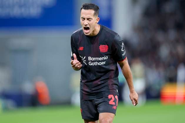Lucas Vazquez (Bayer 04 Leverkusen) schaut enttaeuscht, UEFA Champions League 2025 26 League Phase MD1, F.C. Copenhagen v Bayer 04 Leverkusen, Parken Stadium am 18. September 2025 in Kopenhagen, Dänemark. (Foto von Marco Steinbrenner DeFodi Images) Lucas Vazquez (Bayer 04 Leverkusen) looks dejected, UEFA Champions League 2025 26 League Phase MD1, F.C. Copenhagen v Bayer 04 Leverkusen, Parken Stadium, September 18, 2025 in Copenhagen, Denmark. (Photo by Marco Steinbrenner DeFodi Images) Lucas Vazquez Bayer 04 Leverkusen looks dejected, UEFA Champions League 2025 26 League Phase MD1, F C Copenhagen v Bayer 04 Leverkusen, Parken Stadium, September 18, 2025 in Copenhagen, Denmark Photo by Marco Steinbrenner DeFodi Images Lucas Vazquez Bayer 04 Leverkusen looks dejected, UEFA Champions League 2025 26 League Phase MD1, F C Copenhagen v Bayer 04 Leverkusen, Parken Stadium, September 18, 2025 in Copenhagen, Denmark Photo by Marco Steinbrenner DeFodi Images