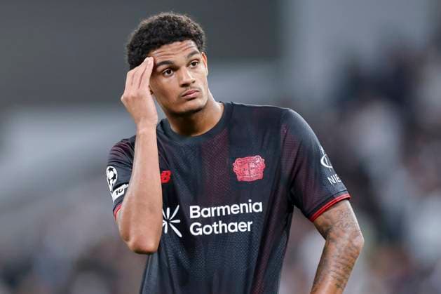 Jarell Quansah (Bayer 04 Leverkusen) schaut enttaeuscht, UEFA Champions League 2025 26 League Phase MD1, F.C. Copenhagen v Bayer 04 Leverkusen, Parken Stadium am 18. September 2025 in Kopenhagen, Dänemark. (Foto von Marco Steinbrenner DeFodi Images) Jarell Quansah (Bayer 04 Leverkusen) looks dejected, UEFA Champions League 2025 26 League Phase MD1, F.C. Copenhagen v Bayer 04 Leverkusen, Parken Stadium, September 18, 2025 in Copenhagen, Denmark. (Photo by Marco Steinbrenner DeFodi Images) Jarell Quansah Bayer 04 Leverkusen looks dejected, UEFA Champions League 2025 26 League Phase MD1, F C Copenhagen v Bayer 04 Leverkusen, Parken Stadium, September 18, 2025 in Copenhagen, Denmark Photo by Marco Steinbrenner DeFodi Images Jarell Quansah Bayer 04 Leverkusen looks dejected, UEFA Champions League 2025 26 League Phase MD1, F C Copenhagen v Bayer 04 Leverkusen, Parken Stadium, September 18, 2025 in Copenhagen, Denmark Photo by Marco Steinbrenner DeFodi Images
