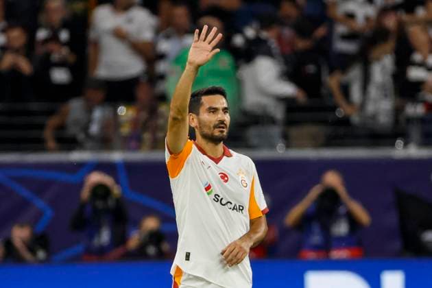 Ilkay Gündogan, Gundogan Galatasaray SK, 20 , Germany, Football, UEFA Champions League, Matchday 1, 2025 2026, Eintracht Frankfurt vs Galatasaray SK, 18 09 2025, Deutsche Bank Park, Frankfurt am Main, Germany Frankfurt am Main Deutsche Bank Park Hessen Germany Copyright: xGrantxHubbsx