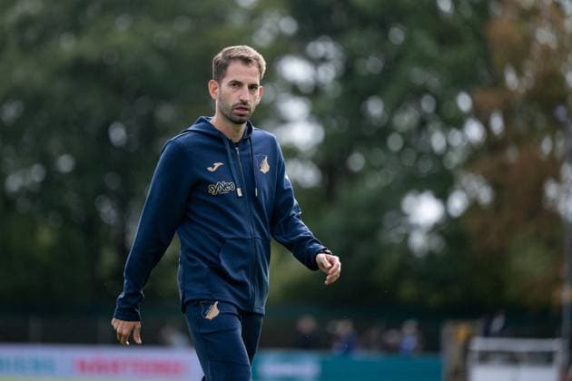 Theodoros Dedes TSG Hoffenheim, Coach , GER, SV Werder Bremen vs TSG 1899 Hoffenheim, Football Google Pixel Women Bundesliga, 3 Matchday, Season 2025 2026, 21 09 2025 DFB regulations prohibit any use of photographs as image sequences and or quasi video Hoffenheim, Football Google Pixel Women Bundesliga, 3 Matchday, Season 2025 2026, 21 09 2025 Bremen Copyright: xEibner-Pressefoto Memmlerx EP_MMR