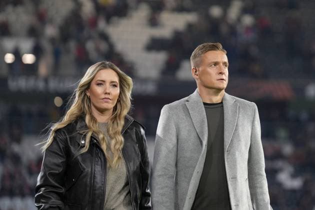 Laura Papendick and Felix Kroos , Germany, Football, UEFA Europa League, Matchday 1, League Phase, 2025 2026, SC Freiburg vs FC Basel, 24 09 2025, Europa Park Stadion, Freiburg, Germany Freiburg Europa Park Stadion Baden Württemberg Germany Copyright: xArnexAmbergx