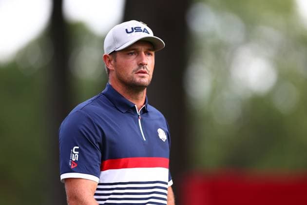 Bryson DeChambeau of Team USA 2025 Ryder Cup, Day One, Morning Foursomes, Golf, Bethpage Black Golf Course, New York, USA - 26 Sep 2025New York Bethpage Black Golf Course New York (NY) United States of America EDITORIAL USE ONLY No use with unauthorised audio, video, data, fixture lists, club league logos or live services. Online in-match use limited to 120 images, no video emulation. No use in betting, games or single club league player publications. Copyright: xJamesxMarsh Shutterstockx 15500199bb