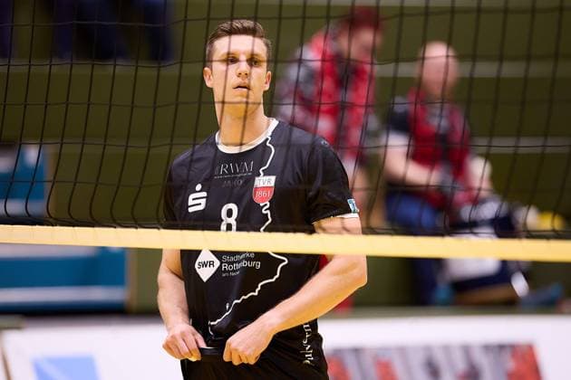 Niklas Lichtenauer TV Rottenburg, 08 GER, TuS Kriftel vs TV Rottenburg,Volleyball, 2 Bundesliga Sued, Matchday 3, Season 2025 2026, 27 09 2025 GER, TuS Kriftel vs TV Rottenburg,Volleyball, 2 Bundesliga Sued, Matchday 3, Season 2025 2026, 27 09 2025 Kriftel Copyright: xEibner-Pressefoto GeraldxOelze-dexStoppanyx EP_ODS
