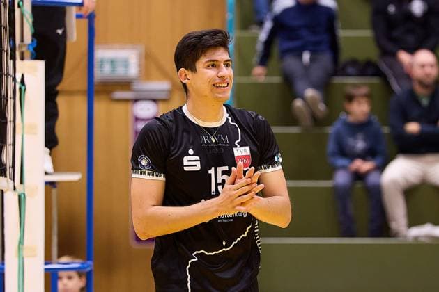 Philipp Friedrich TV Rottenburg, 15 GER, TuS Kriftel vs TV Rottenburg,Volleyball, 2 Bundesliga Sued, Matchday 3, Season 2025 2026, 27 09 2025 GER, TuS Kriftel vs TV Rottenburg,Volleyball, 2 Bundesliga Sued, Matchday 3, Season 2025 2026, 27 09 2025 Kriftel Copyright: xEibner-Pressefoto GeraldxOelze-dexStoppanyx EP_ODS