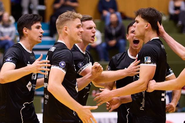 Joy, jubilation TV Rottenburg GER, TuS Kriftel vs TV Rottenburg,Volleyball, 2 Bundesliga Sued, Matchday 3, Season 2025 2026, 27 09 2025 GER, TuS Kriftel vs TV Rottenburg,Volleyball, 2 Bundesliga Sued, Matchday 3, Season 2025 2026, 27 09 2025 Kriftel Copyright: xEibner-Pressefoto GeraldxOelze-dexStoppanyx EP_ODS