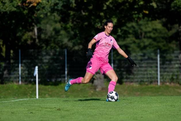Sophie Lindner TSG Hoffenheim, 21 on the ball, GER, SpVgg Greuther Fuerth vs TSG 1899 Hoffenheim, Soccer Women DFB Cup, 1 Round, Season 2025 2026, 28 09 2025 GER, SpVgg Greuther Fuerth vs TSG 1899 Hoffenheim, Soccer Women DFB Cup, 1 Round, Season 2025 2026, 28 09 2025 Fuerth Copyright: xEibner-Pressefoto Memmlerx EP_MMR