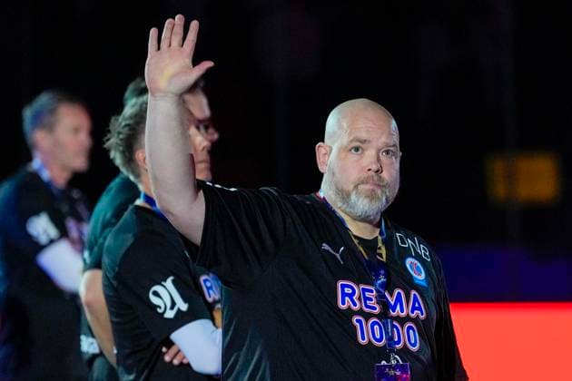 Handball, Champions League Kolstad Aalborg Trondheim 20251008 Champions League handball match between Kolstad and Aalborg in Trondheim Spektrum Photo Ole Martin Wold NTB Trondheim Norway EDITORIAL USE ONLY RESTRICTED USE FOR BETTING COMPANIES Copyright: xOlexMartinxWoldx xNTBx
