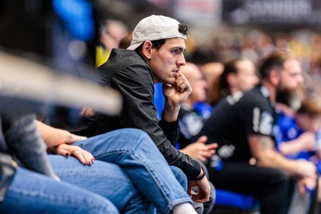 Samuel Zehnder TBV Lemgo Lippe, 04 GER, TBV Lemgo Lippe vs Rhein Neckar Loewen, Handball, 1 Bundesliga, Matchday 9, Season 2025 2026, 16 10 2025 GER, TBV Lemgo Lippe vs Rhein Neckar Loewen, Handball, 1 Bundesliga, Matchday 9, Season 2025 2026, 16 10 2025 Lemgo Copyright: xEibner-Pressefoto JanxRollingerx EP_JSK