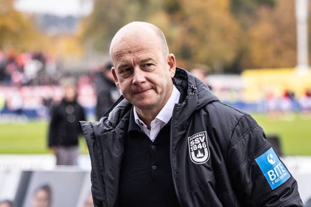Football, Season 2025 2026, 3 Liga, Donaustadion Ulm, 11 Matchday, SSV Ulm 1846 Football FC Energie Cottbus, 19 10 2025 19 10 2025, Football, Season 2025 2026, 3 Liga, Donaustadion Ulm, 11 Matchday, SSV Ulm 1846 Football FC Energie Cottbus, Portrait Portrait Crop Single Image Managing Director Markus Thiele SSV Ulm 1846 Football Photo Lucca Fundel Ulm Donaustadion Baden Württemberg Germany