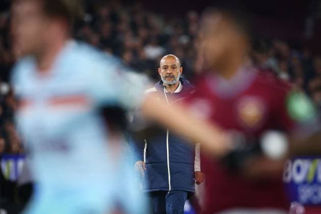 Nuno Espirito Santo manager of West Ham United West Ham United v Brentford, Premier League, Football, London Stadium, London, UK - 20 Oct 2025London London Stadium United Kingdom EDITORIAL USE ONLY No use with unauthorised audio, video, data, fixture lists, club league logos or live services. Online in-match use limited to 120 images, no video emulation. No use in betting, games or single club league player publications. Copyright: xSimonxDael Shutterstockx 15551234ae