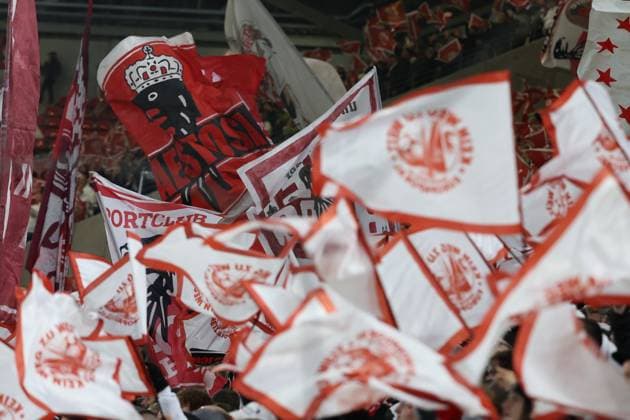 23 10 2025, xrekx, Football UEFA Europa League, SC Freiburg FC Utrecht v l SC Freiburg Fans ,Atmosphere, Scarves, Shirt, Flag, Banner, Ultras, Spectators, Visitors, Choreo, Choreography, atmosphere, spectators, Visitors DFL DFB REGULATIONS PROHIBIT ANY USE OF PHOTOGRAPHS as IMAGE SEQUENCES and or QUASI VIDEO Freiburg