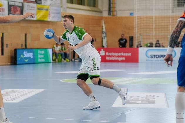 Timm Buck HC Oppenweiler Backnang, 06 HC Oppenweiler Backnang vs HBW Balingen Weilstetten, Handball, 2 Bundesliga, Matchday 9, Season 2025 2026, 26 10 2025, HC Oppenweiler Backnang vs HBW Balingen Weilstetten, Handball, 2 Bundesliga, Matchday 9, Season 2025 2026, 26 10 2025 Backnang Copyright: xEibner-Pressefoto LarsxNeumannx EP_LNN