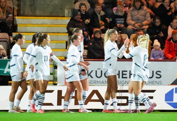 Sydney Scherbenleib of Switzerland Women celebrates scoring to give Switzerland a 0-1 lead. Scotland Women v Switzerland Women, International Friendly, Länderspiel, Nationalmannschaft Football, KDM Group East End Park, Dunfermline, Scotland, UK - 28 Oct 2025Dunfermline KDM Group East End Park Scotland United Kingdom EDITORIAL USE ONLY No use with unauthorised audio, video, data, fixture lists, club league logos or live services. Online in-match use limited to 120 images, no video emulation. No use in betting, games or single club league player publications. Copyright: xStuartxWallace Shutterstockx 15623644e