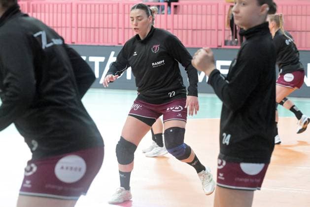 Gabriela Clausson Bitolo TusSies Metzingen, 22 TusSies Metzingen vs HSG Bensheim Auerbach, Handball, Alsco HBF, 5 League Matchday, Season 2025 2026, 29 10 2025 TusSies Metzingen vs HSG Bensheim Auerbach, Handball, Alsco HBF, 5 League Matchday, Season 2025 2026, 29 10 2025 Tuebingen Copyright: xEibner-Pressefoto TobiasxBaurx EP_TBR