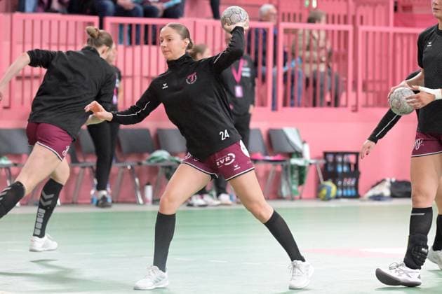 Marie Luisa Stumpf TusSies Metzingen, 24 TusSies Metzingen vs HSG Bensheim Auerbach, Handball, Alsco HBF, 5 League Matchday, Season 2025 2026, 29 10 2025 TusSies Metzingen vs HSG Bensheim Auerbach, Handball, Alsco HBF, 5 League Matchday, Season 2025 2026, 29 10 2025 Tuebingen Copyright: xEibner-Pressefoto TobiasxBaurx EP_TBR