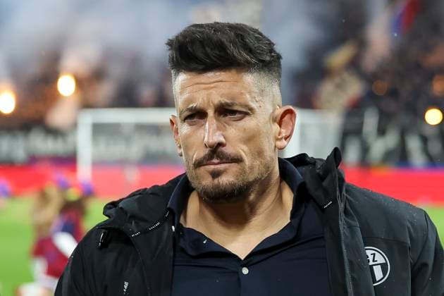 Dennis Hediger FC Zurich, Interim coach , Switzerland, Football, Super League, Matchday 11, 2025 2026, FC Basel 1893 vs FC Zurich, 29 10 2025, Sankt Jakob Park, Basel, Switzerland Basel Sankt Jakob Park Canton Basel City Switzerland Copyright: xGrantxHubbsx
