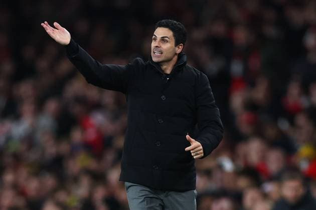 Mikel Arteta manager of Arsenal Arsenal v Brighton and Hove Albion, EFL Carabao Cup, Fourth Round, Football, Emirates Stadium, London, UK - 29 Oct 2025London Emirates Stadium United Kingdom EDITORIAL USE ONLY No use with unauthorised audio, video, data, fixture lists, club league logos or live services. Online in-match use limited to 120 images, no video emulation. No use in betting, games or single club league player publications. Copyright: xSimonxDael Shutterstockx 15627827cv