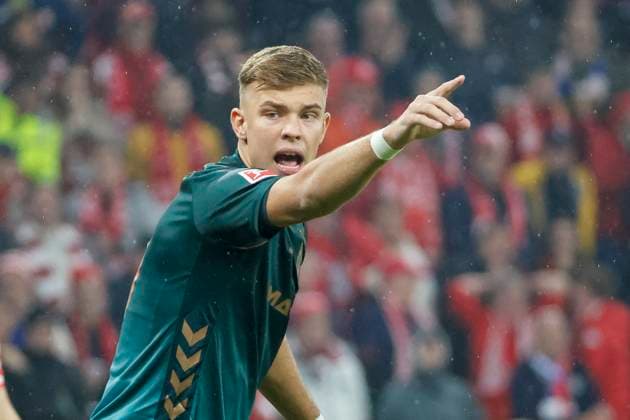 Keke Topp SV Werder Bremen, 09 , Germany, Football, 1 Bundesliga, 9 Matchday, 2025 2026, 1 FSV Mainz vs Werder Bremen, 01 11 2025, Mewa Arena, Mainz, Germany Mainz Mewa Arena Rheinland Pfalz Germany Copyright: xGrantxHubbsx