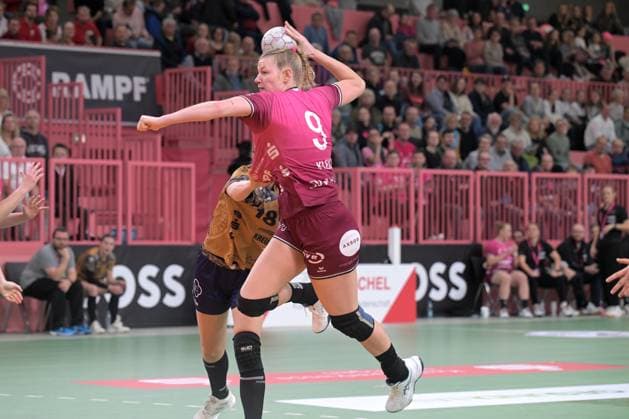Naina Klein TusSies Metzingen, 09 TusSies Metzingen vs Buxtehuder SV, Handball, Alsco HBF, 7 League Matchday, Season 2025 2026, 01 11 2025 TusSies Metzingen vs Buxtehuder SV, Handball, Alsco HBF, 7 League Matchday, Season 2025 2026, 01 11 2025 Tuebingen Copyright: xEibner-Pressefoto TobiasxBaurx EP_TBR