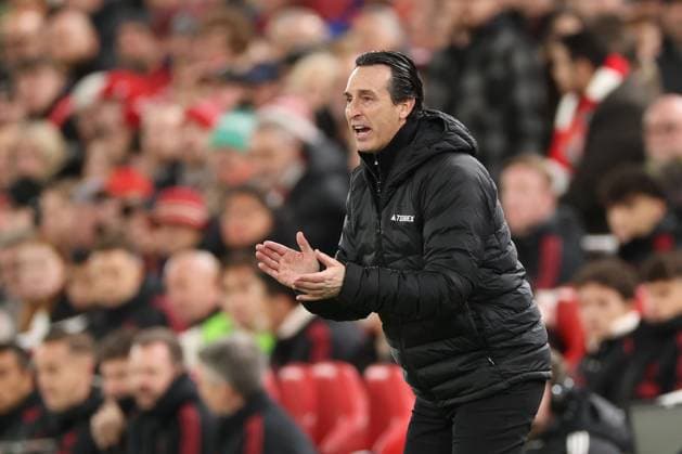 Unai Emery Manager of Aston Villa Liverpool v Aston Villa, Premier League, Football, Anfield, Liverpool, UK - 01 Nov 2025Liverpool Anfield United Kingdom EDITORIAL USE ONLY No use with unauthorised audio, video, data, fixture lists, club league logos or live services. Online in-match use limited to 120 images, no video emulation. No use in betting, games or single club league player publications. Copyright: xRyanxBrowne Shutterstockx 15641376bk