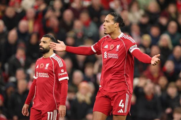 Virgil van Dijk of Liverpool Liverpool v Aston Villa, Premier League, Football, Anfield, Liverpool, UK - 01 Nov 2025Liverpool Anfield United Kingdom EDITORIAL USE ONLY No use with unauthorised audio, video, data, fixture lists, club league logos or live services. Online in-match use limited to 120 images, no video emulation. No use in betting, games or single club league player publications. Copyright: xRyanxBrowne Shutterstockx 15641376bu