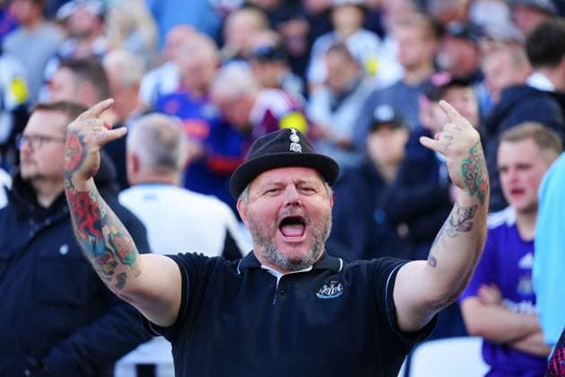A Newcastle fan before kick off West Ham United v Newcastle United, Premier League, Football, London Stadium, London, UK - 02 Nov 2025London London Stadium United Kingdom EDITORIAL USE ONLY No use with unauthorised audio, video, data, fixture lists, club league logos or live services. Online in-match use limited to 120 images, no video emulation. No use in betting, games or single club league player publications. Copyright: xJavierxGarcia Shutterstockx 15641474i
