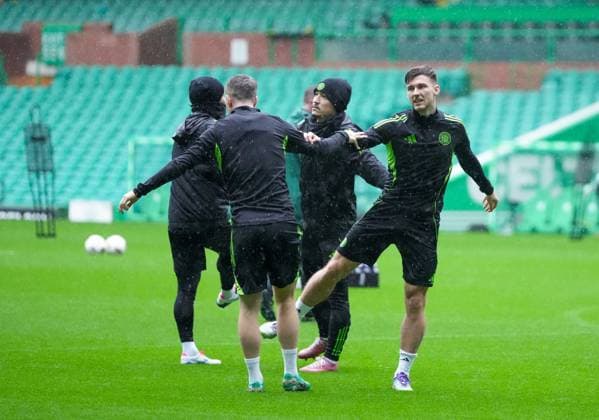 Ahead of the UEFA Champions League Game against FC Midtjylland Kieran Tierney of Celtic during a training session at Celtic Park, Glasgow. Celtic Team Training, Football, Celtic Park, Glasgow, Scotland, UK - 05 Nov 2025Glasgow Celtic Park United Kingdom EDITORIAL USE ONLY No use with unauthorised audio, video, data, fixture lists, club league logos or live services. Online in-match use limited to 120 images, no video emulation. No use in betting, games or single club league player publications. Copyright: xStuartxWallace Shutterstockx 15691499k