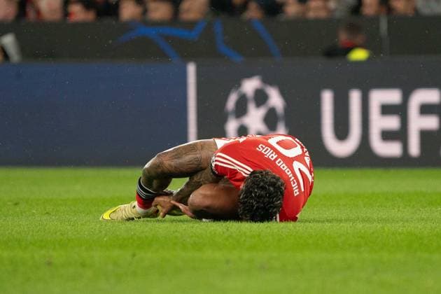 Richard Rios Benfica Lisbon, 20 , POR, Benfica Lisbon vs Bayer 04 Leverkusen, Football, UEFA Champions League, Matchday 4, 2025 2026 season, 05 11 2025, POR, Benfica Lisbon vs Bayer 04 Leverkusen, Football, UEFA Champions League, Matchday 4, 2025 2026 season, 05 11 2025, Lisbon Copyright: xEibner-Pressefoto EdwardxCheungx EP_ECG