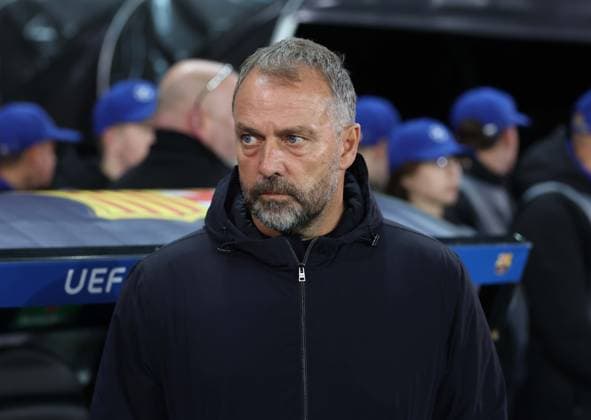 . - Club Brugge KV v FC Barcelona, Barca MD4, UEFA Champions League, League Phase, Jan Breydel Stadium, Bruges, Belgium. - 5th November 2025. (C) Daniel Weir Crystal Pix Hansi Flick Manager of Barcelona. - Club Brugge KV v FC Barcelona, MD4, UEFA Champions League, League Phase, Jan Breydel Stadium, Bruges, Belgium. - 5th November 2025. (C) Daniel Weir Crystal Pix Bruges Jan Breydel Stadium Belgium Copyright: xDanielxWeirx CP_Brugge_Barcelona_051125_DW_15