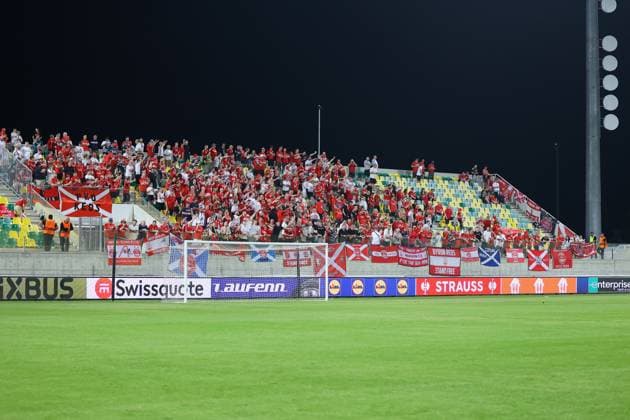 General view of Aberdeen supporters AEK Larnaca v Aberdeen, UEFA Conference League, Group Stage, Football, AEK Arena, Larnaca, Cyprus - 06 Nov 2025Larnaca AEK Arena Cyprus EDITORIAL USE ONLY No use with unauthorised audio, video, data, fixture lists, club league logos or live services. Online in-match use limited to 120 images, no video emulation. No use in betting, games or single club league player publications. Copyright: xCharaxSavvides Shutterstockx 15642241au