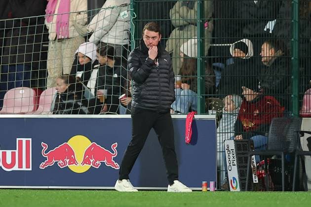 RB Leipzig Jena 1 Bundesliga Women Leipzig, Training Center at Cottaweg, 06 11 2025, Football, Women, Season 2025 2026, Women Bundesliga, 9 Matchday , RB Leipzig FC Carl Zeiss Jena , In the picture Coach Jonas Stephan RB Leipzig ,