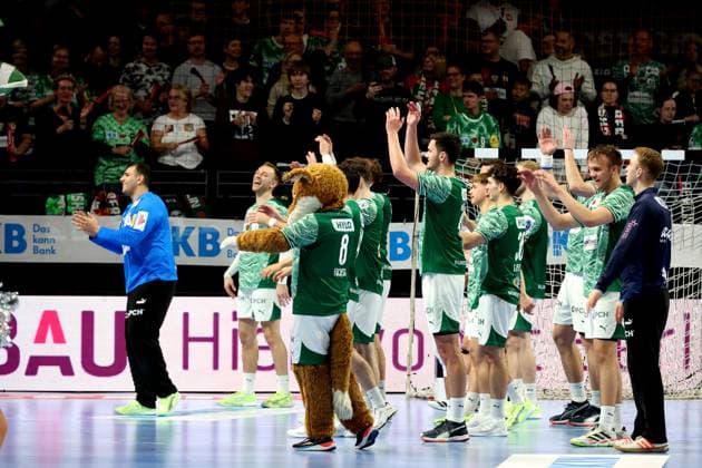 DEU, DHB Pokal, Fuechse Berlin vs Eisenach, 06 11 2025, Max Schmeling Halle, Berlin, DEU, DHB Pokal, Fuechse Berlin vs Eisenach, in the picture Fuechse player circle, Dejan Milosavljev Fuechse Berlin 96 nordphotoxGmbHx xEngler nph00076