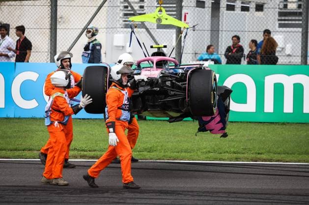F1 - SAO PAULO GRAND PRIX 2025 43 COLAPINTO Franco (arg), Alpine F1 Team A525, marshall, commissaire de piste, marshal, marshalls, marshals crash, accident, during the 2025 Formula 1 Grande Premio de Sao Paulo, 2025 Sao Paulo Grand Prix, 21th round of the 2025 FIA Formula One World Championship, WM, Weltmeisterschaft from November 7 to 9, 2025 on the Interlagos, in Sao Paulo, Brazil - Sao PauloBrazil Copyright: xANTONINxVINCENTx
