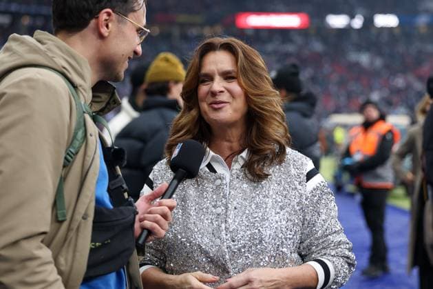 Katharina Witt, GER, Indianapolis Colts vs Atlanta Falcons, American Football, National Football League, Berlin Game 2025, Week 10, Season 2025, 09 11 2025, GER, Indianapolis Colts vs Atlanta Falcons, American Football, National Football League, Berlin Game 2025, Week 10, Season 2025, 09 11 2025 Berlin Copyright: xEibner-Pressefoto JennixMaulx EP_JML
