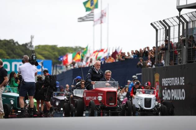 F1 - SAO PAULO GRAND PRIX 2025 Drivers parade, MAYLANDER Bernd (ger), FIA Safety Car Driver, portrait during the 2025 Formula 1 Grande Premio de Sao Paulo, 2025 Sao Paulo Grand Prix, 21th round of the 2025 FIA Formula One World Championship, WM, Weltmeisterschaft from November 7 to 9, 2025 on the Interlagos, in Sao Paulo, Brazil - Sao PauloBrazil Copyright: xANTONINxVINCENTx