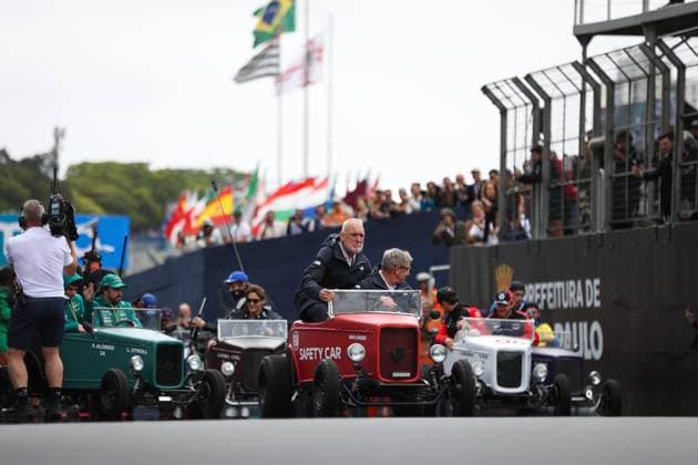 F1 - SAO PAULO GRAND PRIX 2025 Drivers parade, MAYLANDER Bernd (ger), FIA Safety Car Driver, portrait during the 2025 Formula 1 Grande Premio de Sao Paulo, 2025 Sao Paulo Grand Prix, 21th round of the 2025 FIA Formula One World Championship, WM, Weltmeisterschaft from November 7 to 9, 2025 on the Interlagos, in Sao Paulo, Brazil - Sao PauloBrazil Copyright: xANTONINxVINCENTx