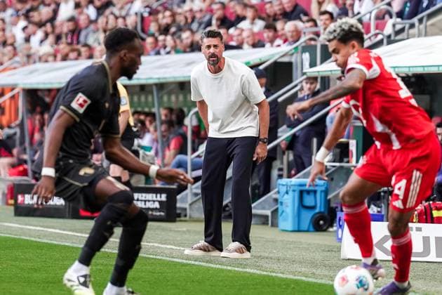 Sandro Wagner, Germany, soccer coach, FC Augsburg, Bundesliga, former national player, striker, end of career 2020, coaching career, DFB selection, Bayern Munich, SV Darmstadt 98, TSG Hoffenheim, Hertha BSC, Bayern youth, national team, German champion, cup winner, soccer career, coaching profile, athletic career, soccer biography, youth coach, former professional, Bundesliga coach, player career, Munich soccer school, career path, soccer education, sporting success, player personality, Bundesliga, tactics, sporting management, motivational coach, sporting career, German soccer culture, former player, sporting development, FC Augsburg coach, soccer career Germany, coaching career, career change, sporting role model, coaching development, DFB experience, soccer coach Germany, soccer analysis, player development, club career, soccer history, sporting experience, career path, German soccer Copyright: xLukaxKolanovicx