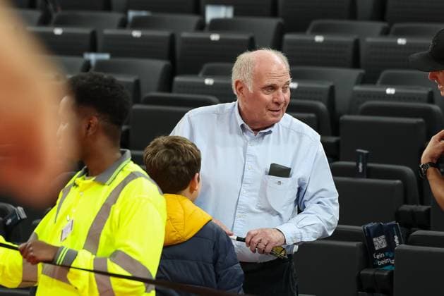 Uli Hoeness FC Bayern Muenchen, Honorary President , GER, FC Bayern Basketball vs FC Barcelona, Basketball, Euroleague, Matchday 10, Season 2025 2026, 12 11 2025, GER, FC Bayern Basketball vs FC Barcelona, Basketball, Euroleague, Matchday 10, Season 2025 2026, 12 11 2025 Muenchen Copyright: xEibner-Pressefoto JennixMaulx EP_JML