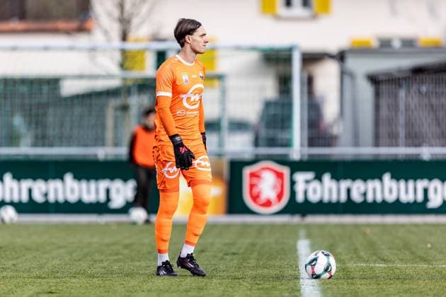 Football, Season 2025 2026, Test match 3 Liga, Bundesliga , Sportanlage Im Lohma Koblach, 14 Matchday, SCR Altach SSV Ulm 1846 Football, 14 11 2025 14 11 2025, Football, Season 2025 2026, Test match 3 Liga, Bundesliga , Sportanlage Im Lohma Koblach, 14 Matchday, SCR Altach SSV Ulm 1846 Football, cropped single image 13 Tino Casali SCR Altach photo Lucca Fundel Koblach Sportanlage Im Lohma Voralberg Austria