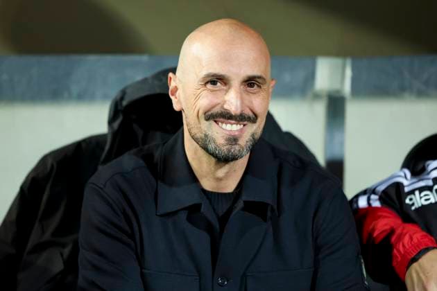 DFB coach Antonio Di Salvo Germany smiles, UEFA Under21 Championship Group F MD 6, Germany U21 v Malta U21, Sportpark Ronhof Thomas Sommer, November 14, 2025 in Furth, Germany Photo by Marco Steinbrenner DeFodi Images DFB coach Antonio Di Salvo Germany smiles, UEFA Under21 Championship Group F MD 6, Germany U21 v Malta U21, Sportpark Ronhof Thomas Sommer, November 14, 2025 in Furth, Germany Photo by Marco Steinbrenner DeFodi Images DFB DFL REGULATIONS PROHIBIT ANY USE OF PHOTOGRAPHS AS IMAGE SEQUENCES AND OR QUASI VIDEO