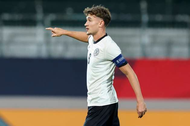 Tom Bischof Germany gestures, UEFA Under21 Championship Group F MD 6, Germany U21 v Malta U21, Sportpark Ronhof Thomas Sommer on November 14, 2025 in Furth, Germany Photo by Marco Steinbrenner DeFodi Images Tom Bischof Germany gestures, UEFA Under21 Championship Group F MD 6, Germany U21 v Malta U21, Sportpark Ronhof Thomas Sommer, November 14, 2025 in Furth, Germany Photo by Marco Steinbrenner DeFodi Images DFB DFL REGULATIONS PROHIBIT ANY USE OF PHOTOGRAPHS AS IMAGE SEQUENCES AND OR QUASI VIDEO