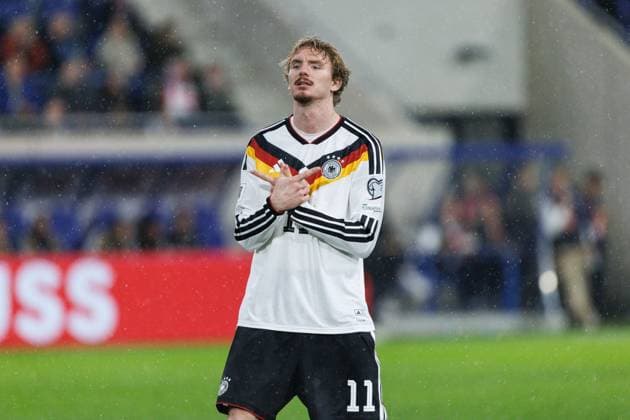 Nick Woltemade Germany celebrates the goal for 0 1, Luxembourg vs Germany, Football, European Qualifiers, Matchday 09, Season 2025 2026, 14 11 2025 Luxembourg vs Germany, Football, European Qualifiers, Matchday 09, Season 2025 2026, 14 11 2025 Copyright: xEibner-Pressefoto AlexanderxNeisx EP_ANS