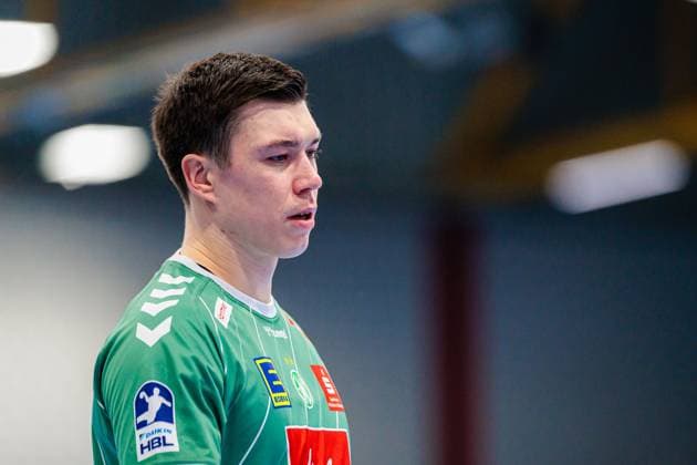 Azat Valiullin GWD Minden, 55 GER, GWD Minden vs SC DHfK Leipzig, Handball, 1 Bundesliga, Matchday 12, Season 2025 2026, 14 11 2025 GER, GWD Minden vs SC DHfK Leipzig, Handball, 1 Bundesliga, Matchday 12, Season 2025 2026, 14 11 2025 Luebbecke Copyright: xEibner-Pressefoto JanxRollingerx EP_JSK