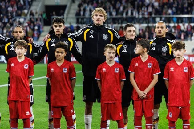Serge Gnabry Germany , Aleksandar Pavlovic Germany , Nick Woltemade Germany ,Florian Wirtz Germany , Leroy Sane Germany , Luxembourg vs Germany, Football, European Qualifiers, Matchday 09, Season 2025 2026, 14 11 2025 Luxembourg vs Germany, Football, European Qualifiers, Matchday 09, Season 2025 2026, 14 11 2025 Copyright: xEibner-Pressefoto AlexanderxNeisx EP_ANS