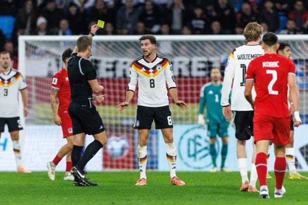 Leon Goretzka Germany gets the yellow card, Luxembourg vs Germany, Football, European Qualifiers, Matchday 09, Season 2025 2026, 14 11 2025 Luxembourg vs Germany, Football, European Qualifiers, Matchday 09, Season 2025 2026, 14 11 2025 Copyright: xEibner-Pressefoto AlexanderxNeisx EP_ANS