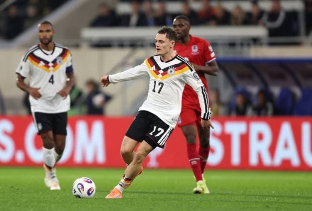 . - Luxembourg v Germany, FIFA World Cup, WM, Weltmeisterschaft, Fussball Qualifier, Group A, Stade de Luxembourg, Luxembourg. - 14th November 2025. (C) Daniel Weir Crystal Pix Florian Wirtz of Germany national team, Nationalteam - Luxembourg v Germany, FIFA World Cup Qualifier, Group A, Stade de Luxembourg, Luxembourg. - 14th November 2025. (C) Daniel Weir Crystal Pix Luxembourg Stade de Luxembourg Luxembourg Copyright: xDanielxWeirx CP_Luxembourg_Germany_141125_DW96